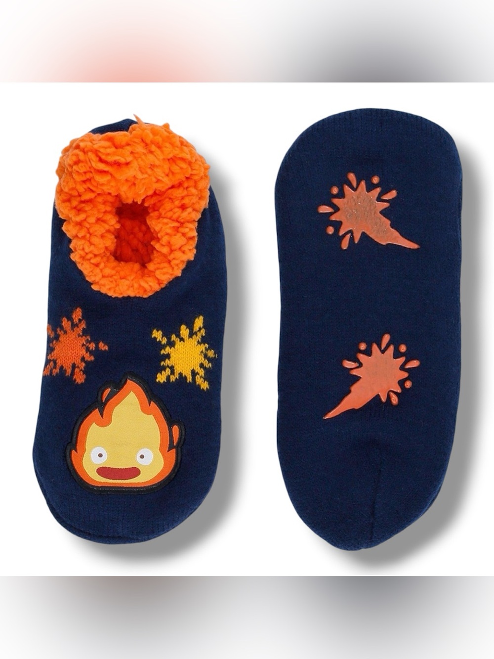 Studio Ghibli Howl's Moving Castle Calcifer Slipper Socks